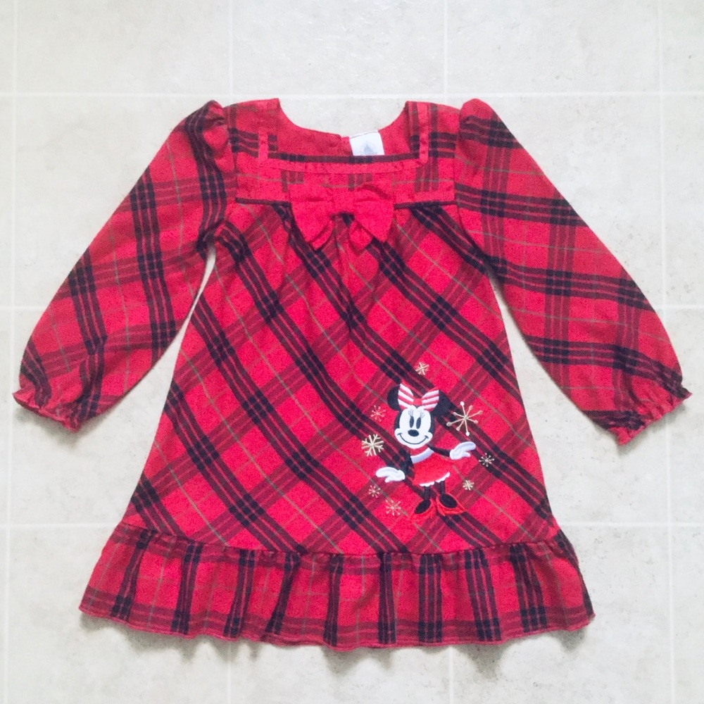 ⭐️ DISNEY ⭐️ GIRLS “MINNIE MOUSE” WINTER NIGHTGOWN